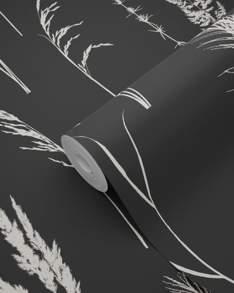 Tapetenrolle mit Gräser-Motiv