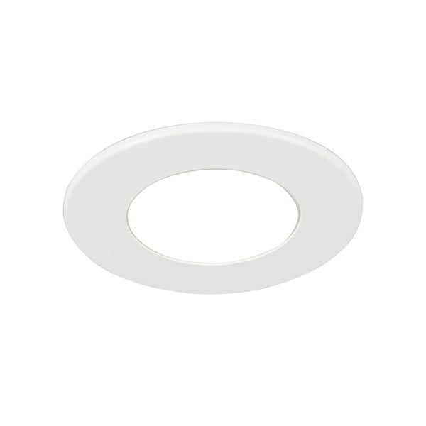 Runder Adapterring für Einbaustrahler in Weiß.