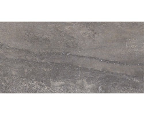Feinsteinzeug Wand- und Bodenfliese Aspen antracite 60x120 cm