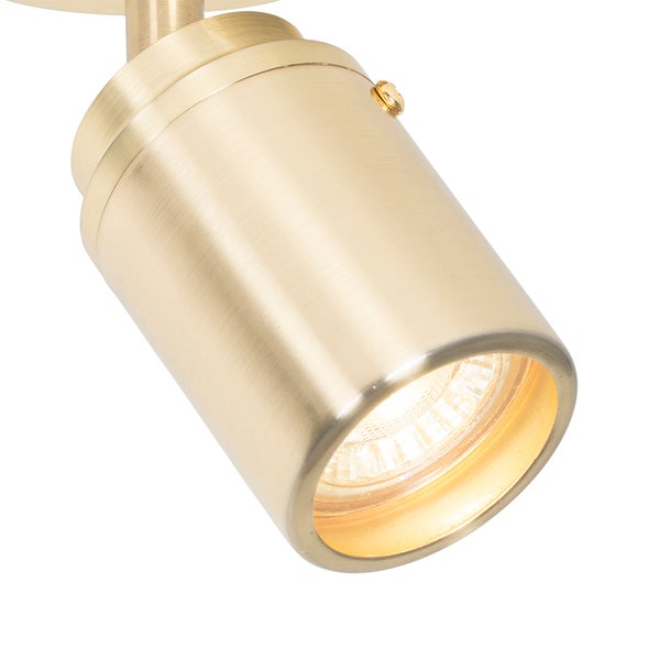 Goldfarbener LED-Strahler für die Deckenmontage