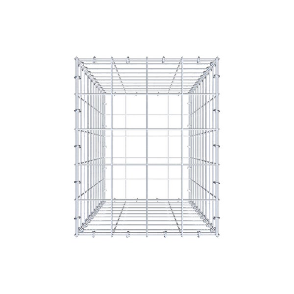Gabione 100 cm x 40 cm x 50 cm (L x H x T), Maschenweite 10 cm x 10 cm, C-Ring
