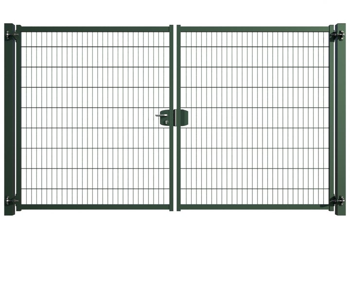 Doppelflügeltor mit Gitterfüllung