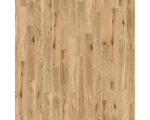 Parkett Eiche mit Astanteil und deutlicher Maserung im Schiffsboden-Design.