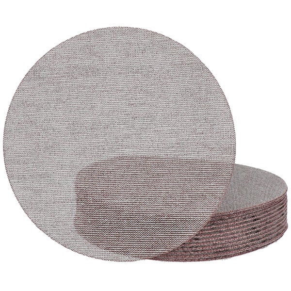 Mirka Abranet Netz-Schleifscheiben Ø 225 mm Klett / Korn P80 / 25 Stk / zum Schleifen von Holz, Spachtel, Lack, Kunststoff / 5422302580