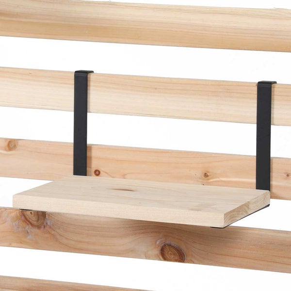 Home Deluxe - Balkon-Sichtschutz - ORELIA - Maße 80 x 40 x 171 cm I Gartenbank Sichtschutz Gartentruhe
