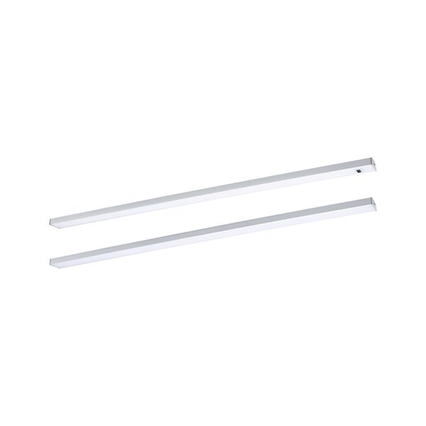 LED Unterschrankleuchte Inline Starterset Tunable White 2x6W 550x26mm 2x500lm 24V Chrom matt