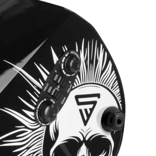 STAHLWERK Automatik Schweißhelm ST-990 SE Sonderedition Skull Real Colour