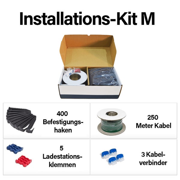 Home Deluxe - Mähroboter Installations Kit LADO M - für alle Husqvarna Modelle - Zubehörset