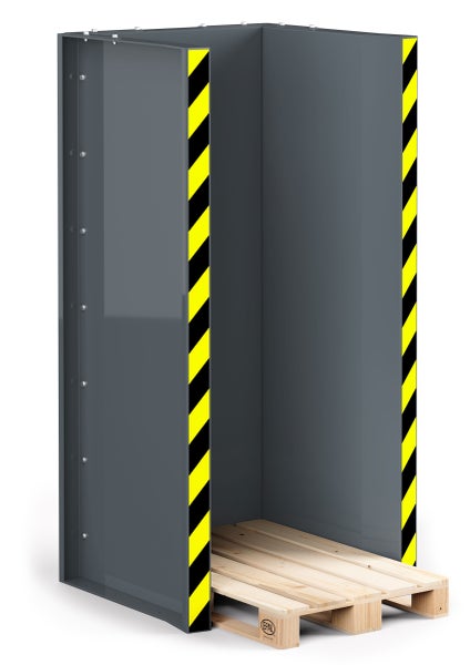 RR Industrietechnik Paletten Stapel Station RPS-15 BxTxH 1020x945x2145 mm RAL 7005 Mausgrau