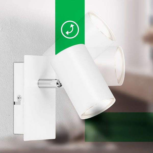 EEK A LED Wandleuchte innen Wandlampe Innen Spotleuchte Flurlampe Schwenkbar