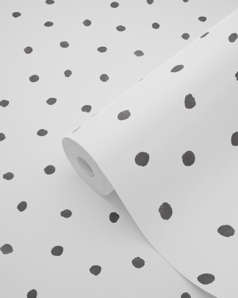 Tapetenrolle mit Punktmuster
