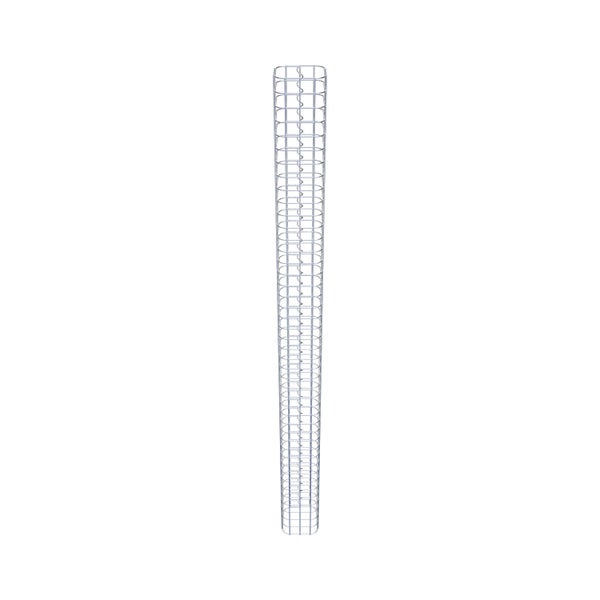 Gabionensäule 17 x 17 cm, MW 5 x 5 cm eckig - Höhe: 2,20 m