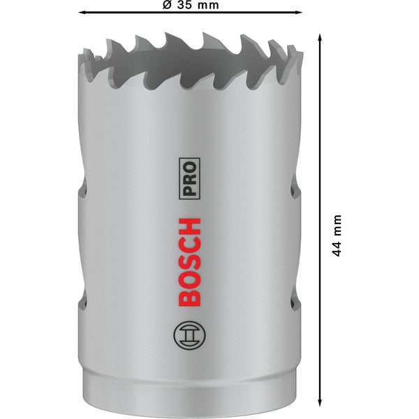 Bosch Pro Lochsäge, 35 Millimeter Durchmesser, 44 Millimeter Höhe