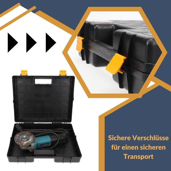 Schleifmaschine im Werkzeugkoffer