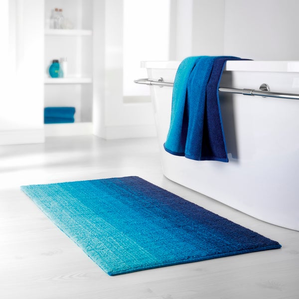 Dyckhoff Badteppich Colori blau, 70 x 120 cm