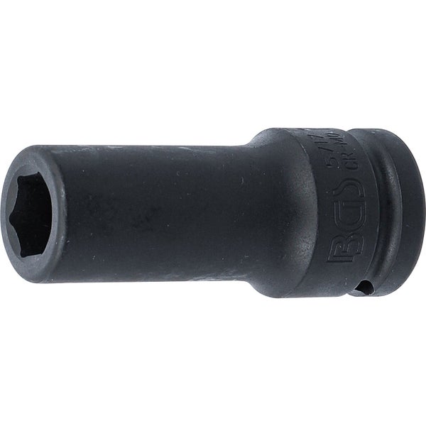 BGS Kraft-Steckschlüssel-Einsatz Sechskant tief Antrieb Innenvierkant 20 mm (3/4) SW 17 mm - 5717