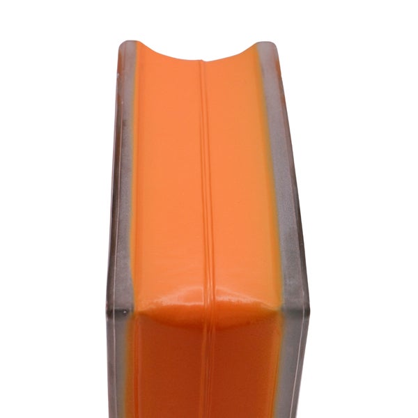 Orangene Dichtlippe für Garagentore