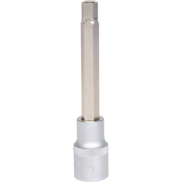 KS TOOLS 1/2 Bit-Stecknuss Innensechskant lang 9 mm - 911.1329