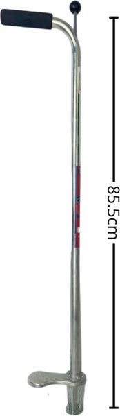 Unkrautstecher aus Metall mit Griff und Fußhebel, 85,5 cm