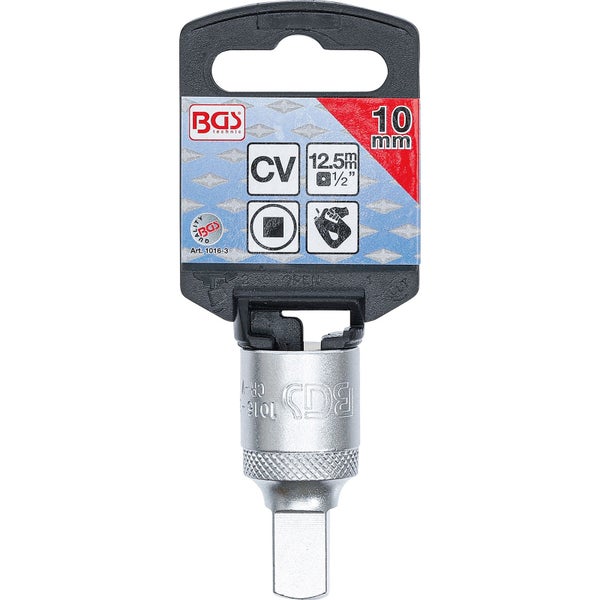 BGS Öldienstschlüssel Antrieb Innenvierkant 12,5 mm (1/2) Abtrieb Innenvierkant 10 mm - 1016-3