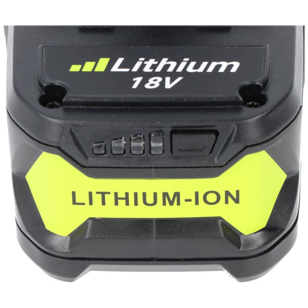 18 Volt Lithium-Ionen-Akku mit Ladestandsanzeige
