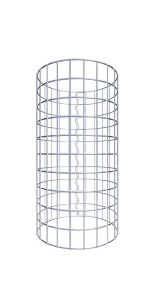 Gabionensäule Durchmesser 37 cm MW 5 x 5 cm rund - Höhe: 50 cm