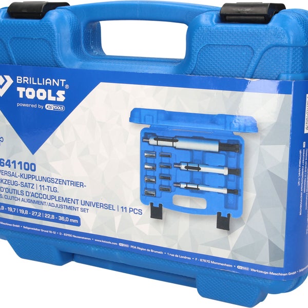 BRILLIANT TOOLS Universal-Kupplungszentrierwerkzeug-Satz 11tlg. - BT641100