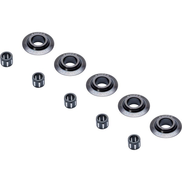 Knipex Ersatzschneidräder und Nadellager für Rohrabschneider, 10-teiliges Set für Kupfer und Edelstahl.