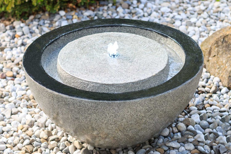 Solar Gartenbrunnen FoBasin Solar 61x30 cm Led 10969