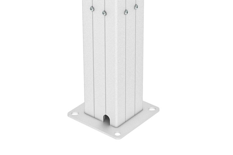 Pergola Aluminium Lamellendach SANTA B305 x T305 x H220 cm, Aluminiumpfosten 10 x 10 cm,  Weiß