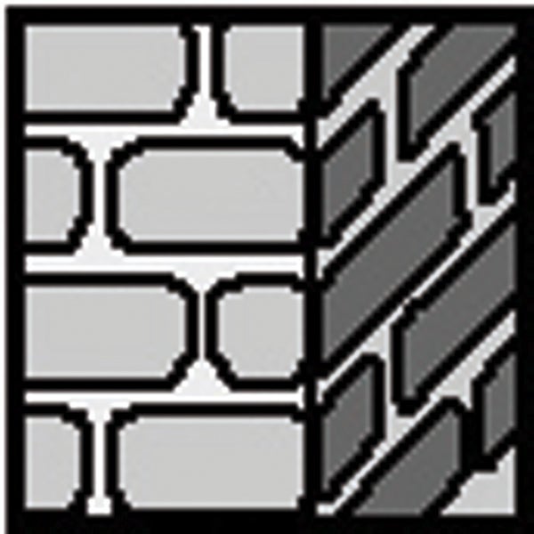 Symbol für Mauerwerk und Fassade
