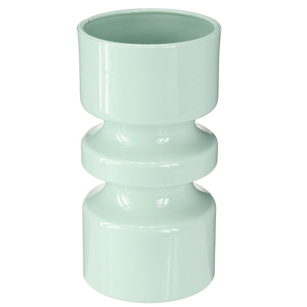 Dekorative Blumenvase mit dreigeteiltem Design