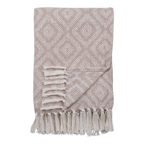 CortD Plaid 130x160cm offwhite, beige. 130 X 160 X 1 cm