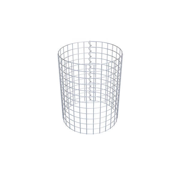 Gabionensäule Durchmesser 47 cm MW 5 x 5 cm rund - Höhe: 60 cm