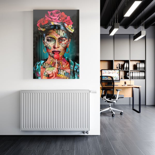 DESIGNO Universalheizkörper Kompakt & Ventilheizkörper Typ 33-BH-600 x BL-1800 | inkl. Buderus Thermostatkopf - Ventil - Montagezubehör | Wärmeleistung 4.525 Watt