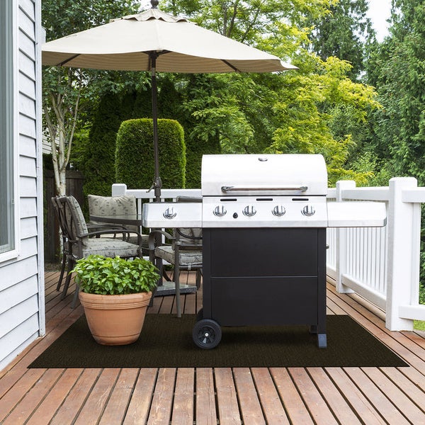 FLOORDIREKT Grillschutzmatte Mantua - Feuerfest - Outdoor-Matte für den Grill - 90 x 180 cm