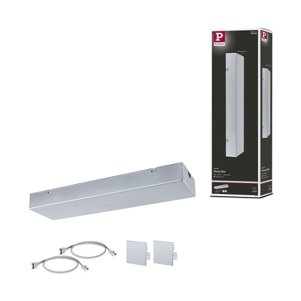 Linion Power Box Einspeisung max. 120W chrom/matt 230/24V AC/DC