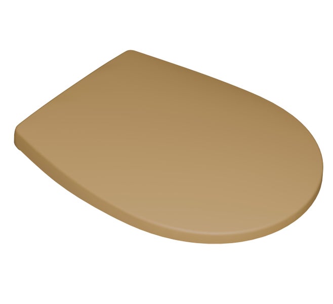 Geschlossener WC Sitz in runder Form