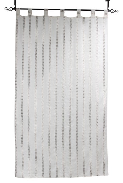 FRANK FLECHTWAREN | Vorhang Webstreifen, POLYESTER, 140 x 240 cm