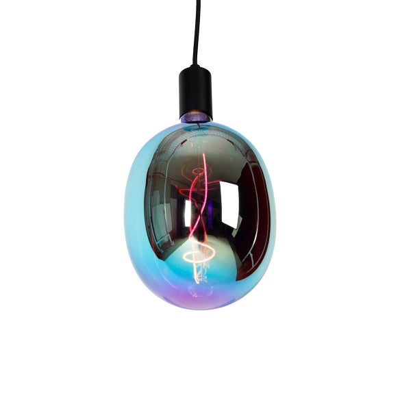 Industrielle Pendelleuchte schwarz inkl. LED G170 dimmbar - Facil