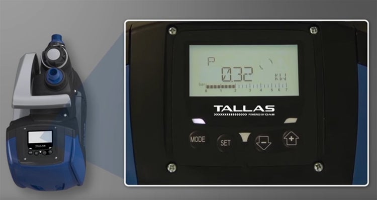 Tallas D-ECONCEPT Hauswasserwerk - 4.800 L/Std. - 900W - Förderhöhe 55 m - Schwimmer - Wasserfilter - Frequenzsteuerung - Geräuscharm