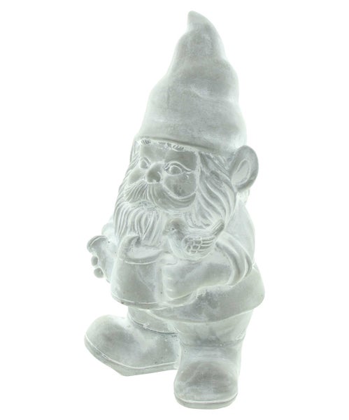 FRANK FLECHTWAREN | Gartenwichtel Zement, ZEMENT, 13 x 12,5 x 26,5 cm