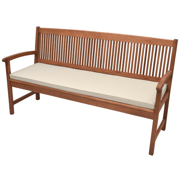 Beautissu Base BK Bankauflage 100x48x5cm Natur
