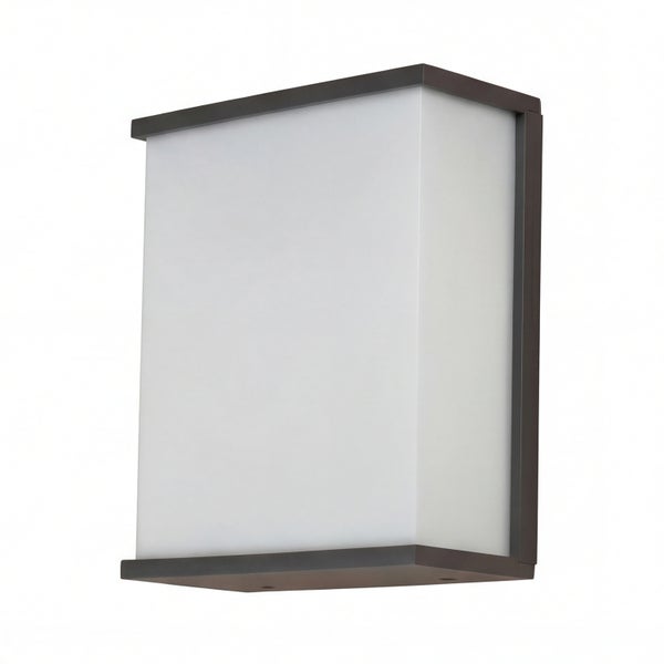 Rechteckige Wandleuchte für den Außenbereich