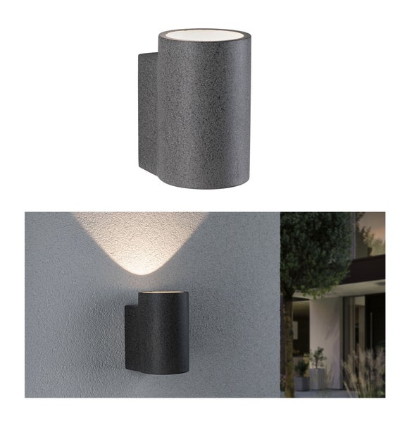 Moderne Stehleuchte aus Rattan mit zylindrischem Korpus und filigranem Metallgestell für den Innenbereich