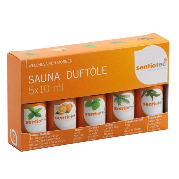 Sentiotec Saunazubehör Set 11-teilig, hochwertig