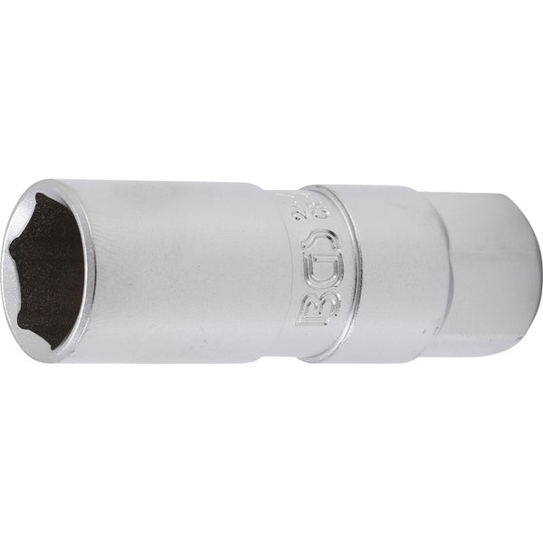 BGS Zündkerzen-Einsatz Sechskant Antrieb Innenvierkant 10 mm (3/8) SW 16 mm - 2471