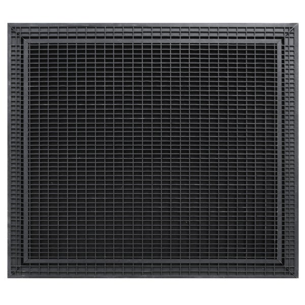 PROREGAL Anti-Ermüdungsmatte mit Diamant-Profil | BxL 80x70cm | Stärke 1,2cm | Schwarz
