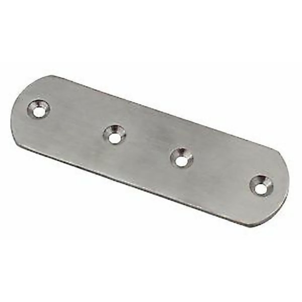 Flachverbinder aus Metall mit vier Schraublöchern zur stabilen Holzverbindung
