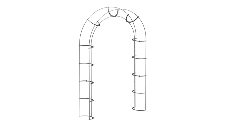 Rosenbogen ELEO Caserta 160x40x240 cm Metall feuerverzinkt